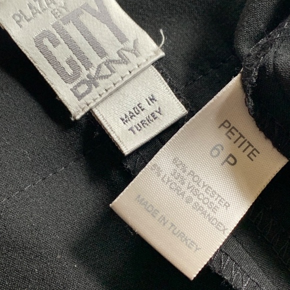 DKNY Black Plaza Trousers in 6 Petite - Picture 3 of 6